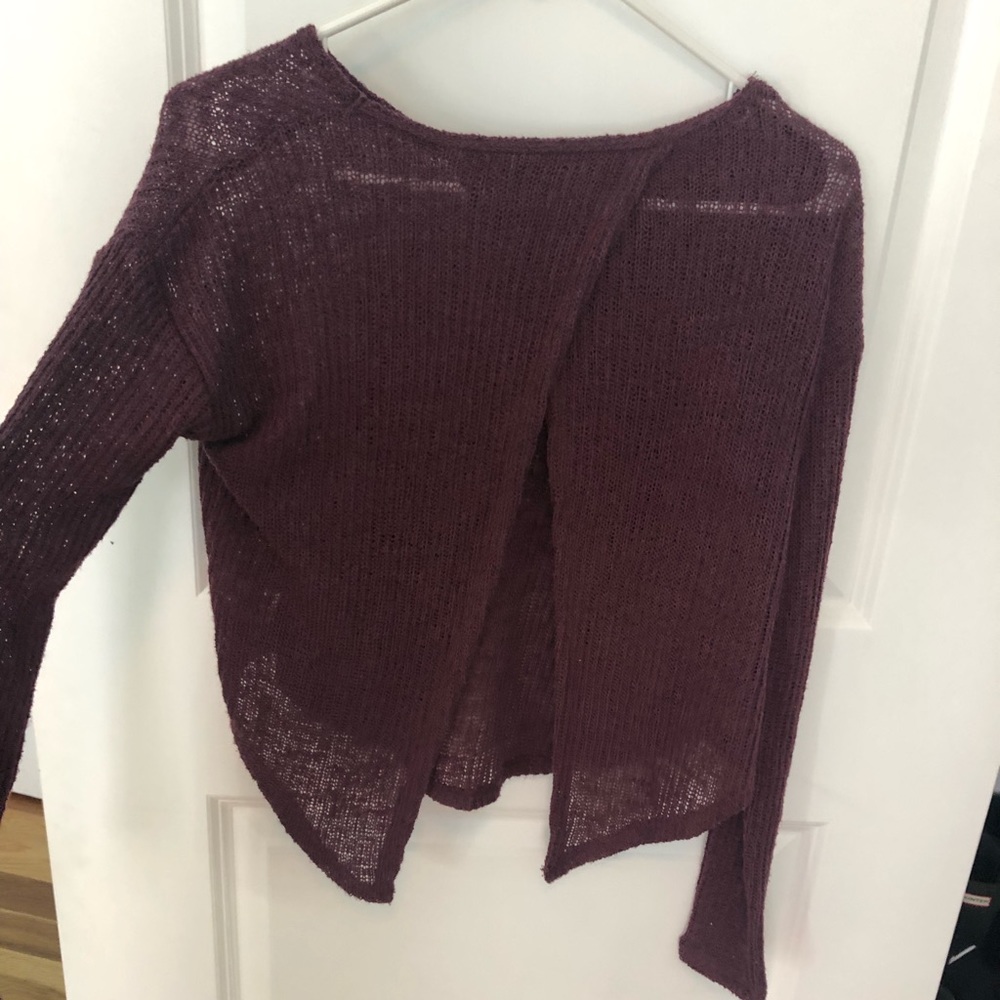 Open back Aeropostale sweater